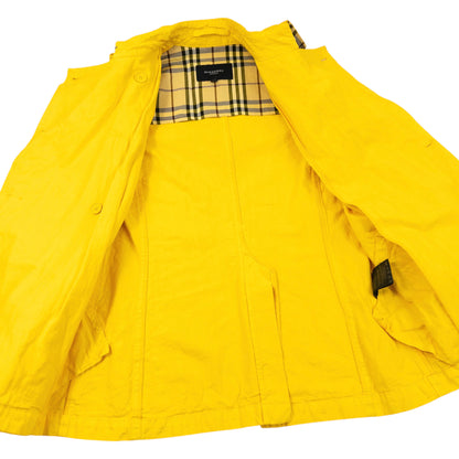 Vintage 2000s Burberry Button Up Trench Jacket Womens Size S