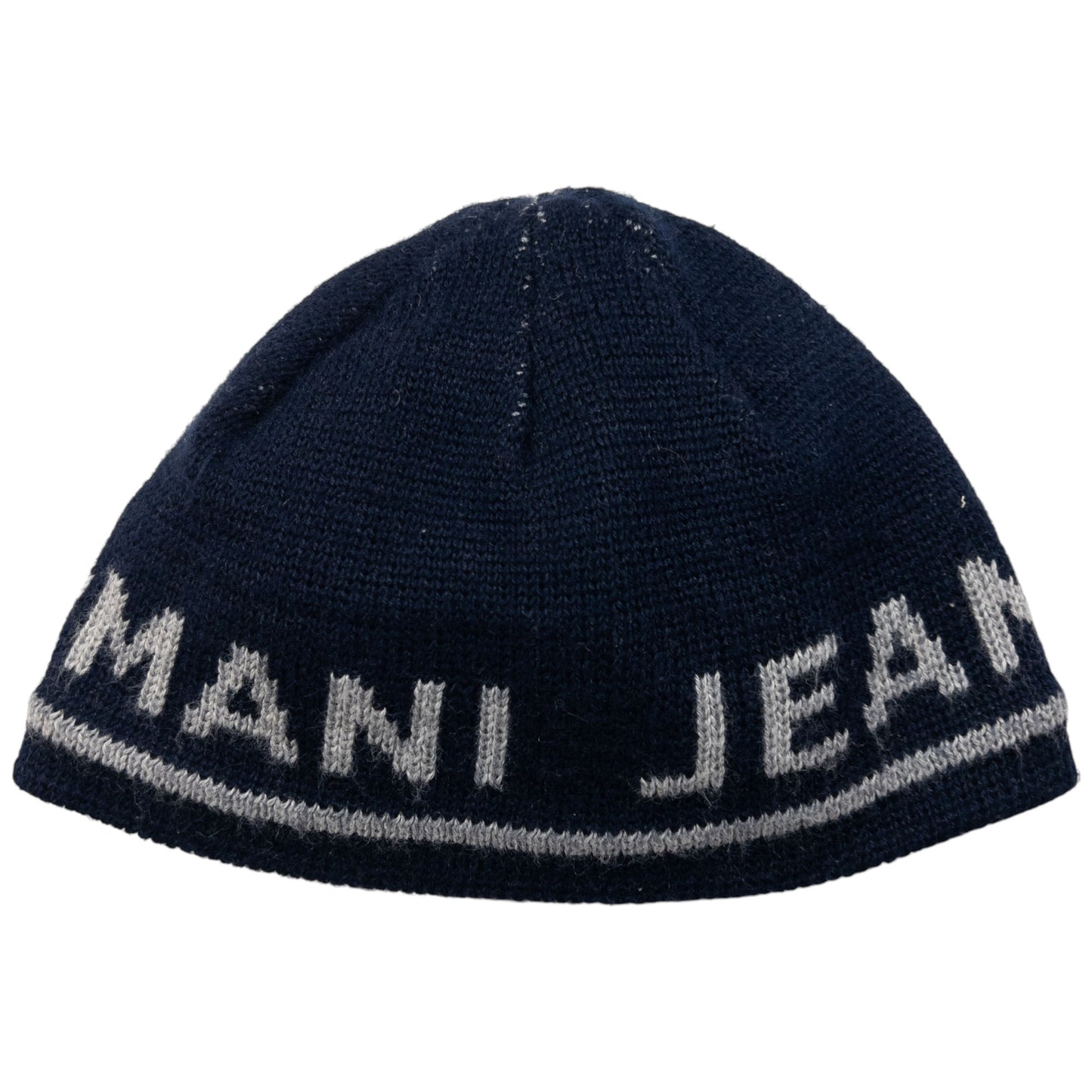 Vintage Armani Jeans Knitted Beanie Hat