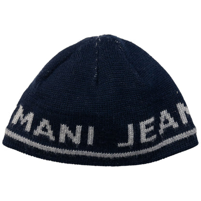 Vintage Armani Jeans Knitted Beanie Hat