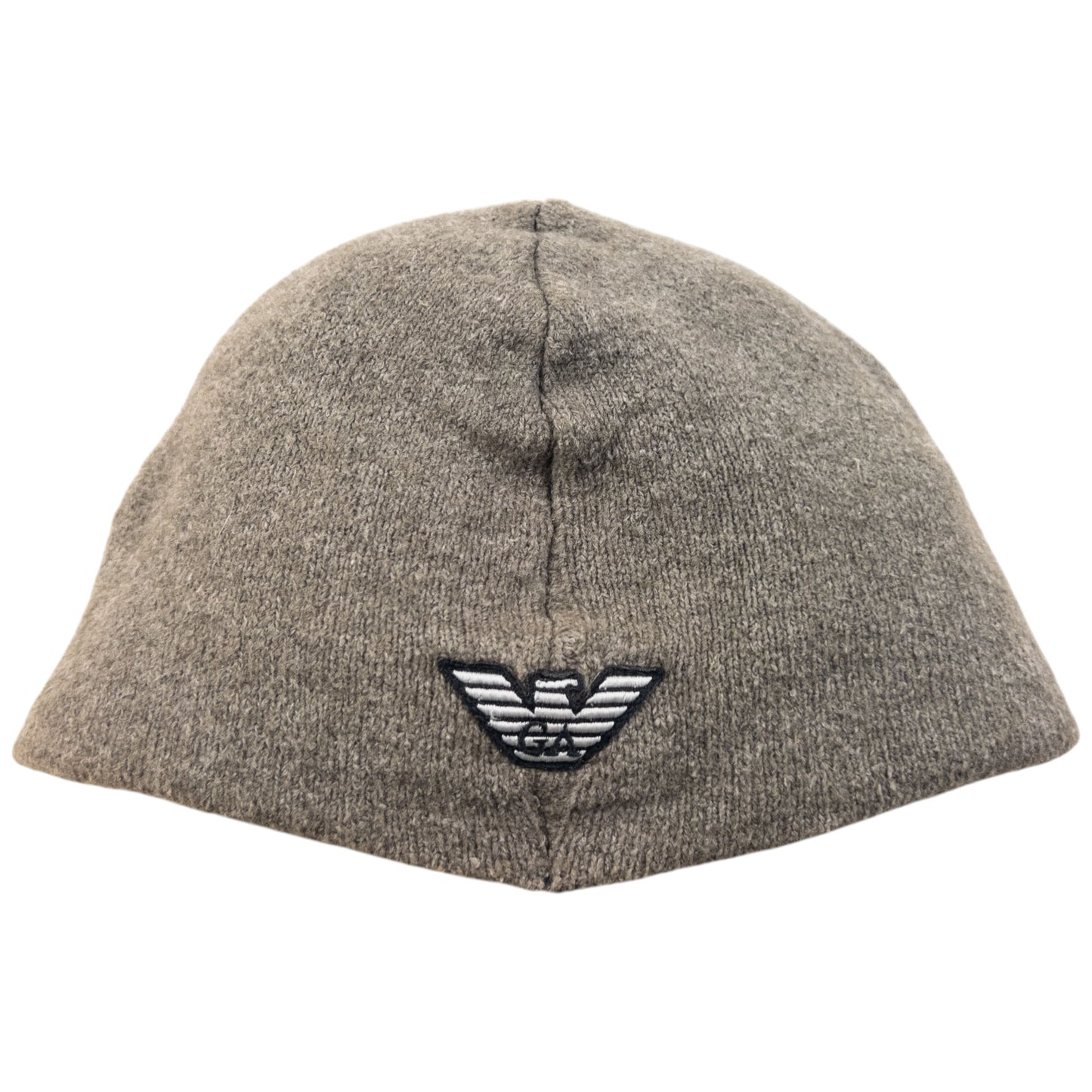 Vintage 2000s Emporio Armani Embroidered Wool Beanie Hat
