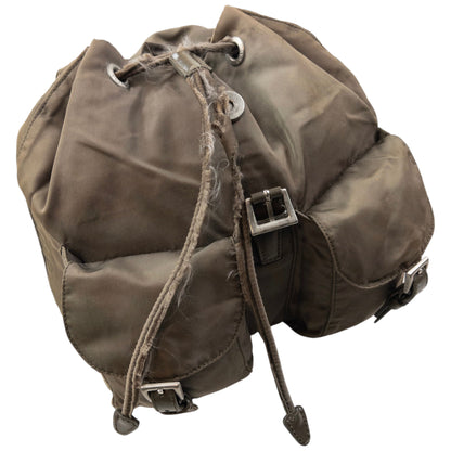 Vintage 2000s Prada Cargo Bucket Backpack