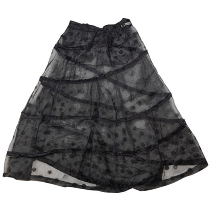Vintage Comme Des Garçons Tricot Sheer Polka Dot Skirt Womens Size W28