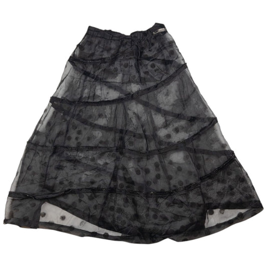 Vintage Comme Des Garçons Tricot Sheer Polka Dot Skirt Womens Size W28