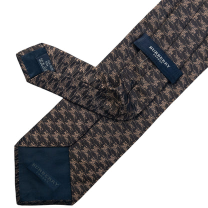 Vintage 2000s Burberry Monogram Silk Tie