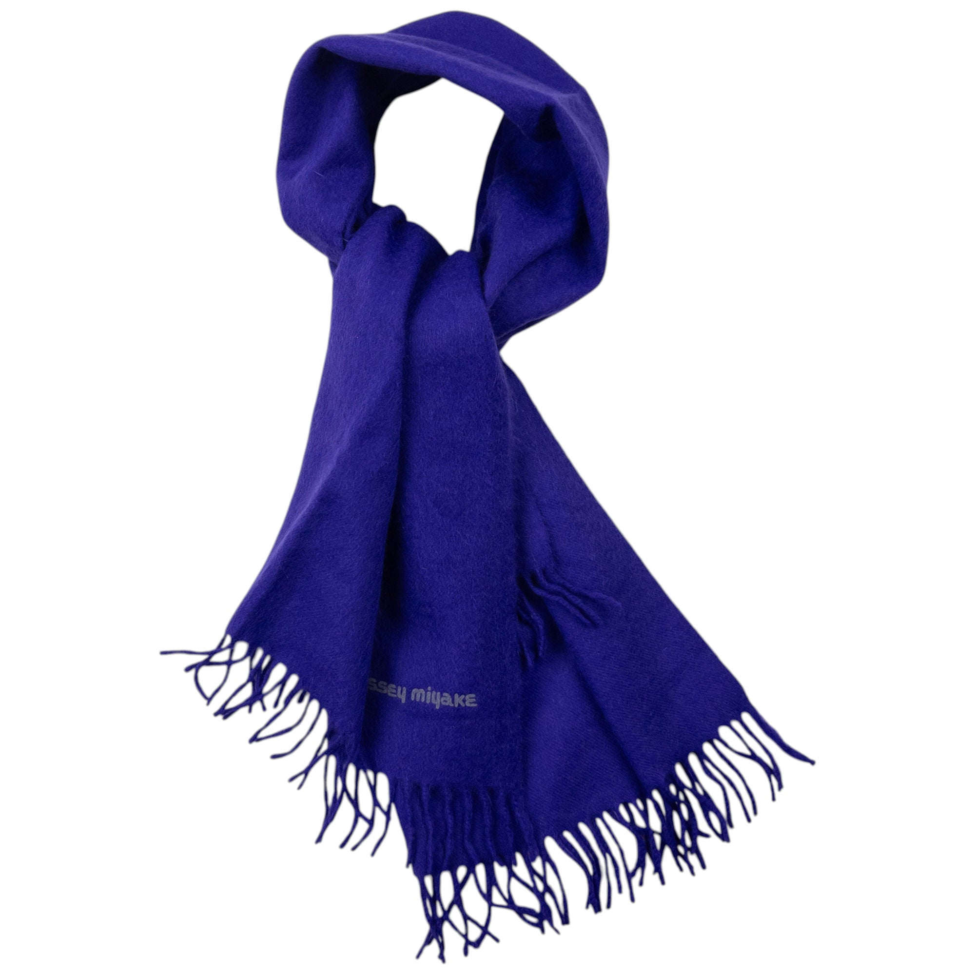 Vintage Issey Miyake Wool Tassel Scarf