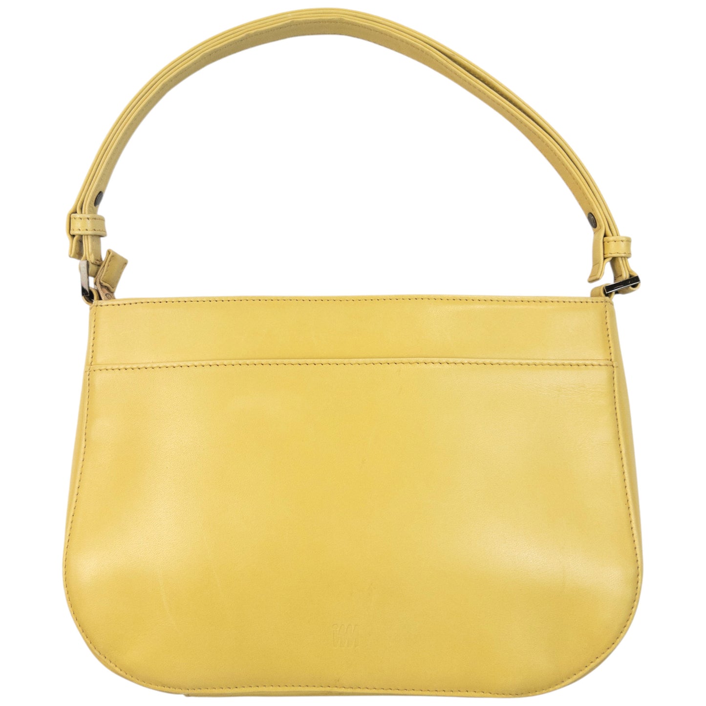 Vintage 90s Issey Miyake Leather Shoulder Bag