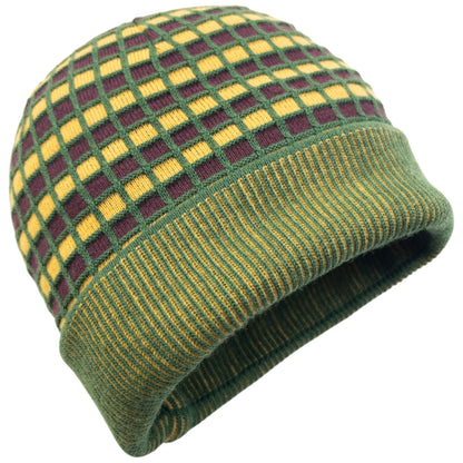 Vintage 2000s Jean Paul Gaultier Checkered Beanie Hat