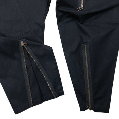 Vintage 2000s Yohji Yamamoto Zip Cuff Trousers Size W36