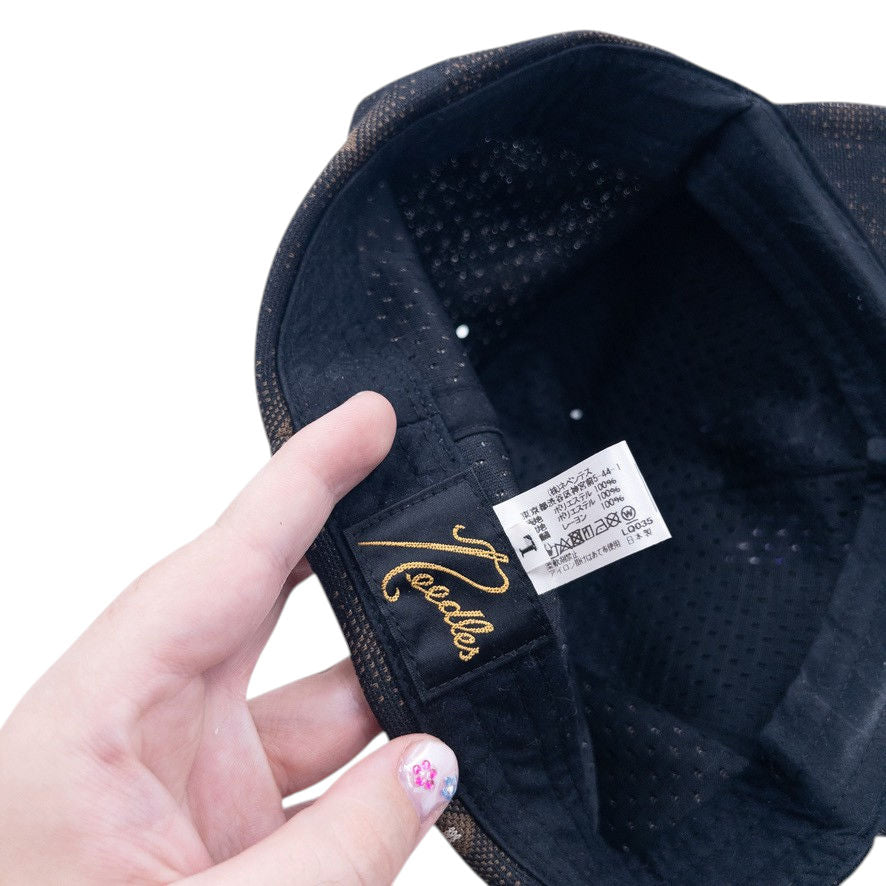 Needles Embroidered Pattern Hat Size L