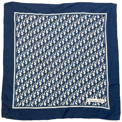 Vintage 2000s Dior Monogram Pixel Silk Scarf