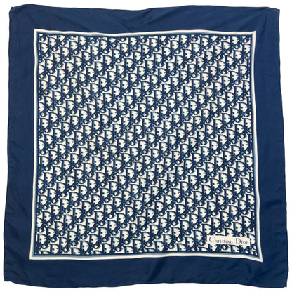 Vintage 2000s Dior Monogram Pixel Silk Scarf