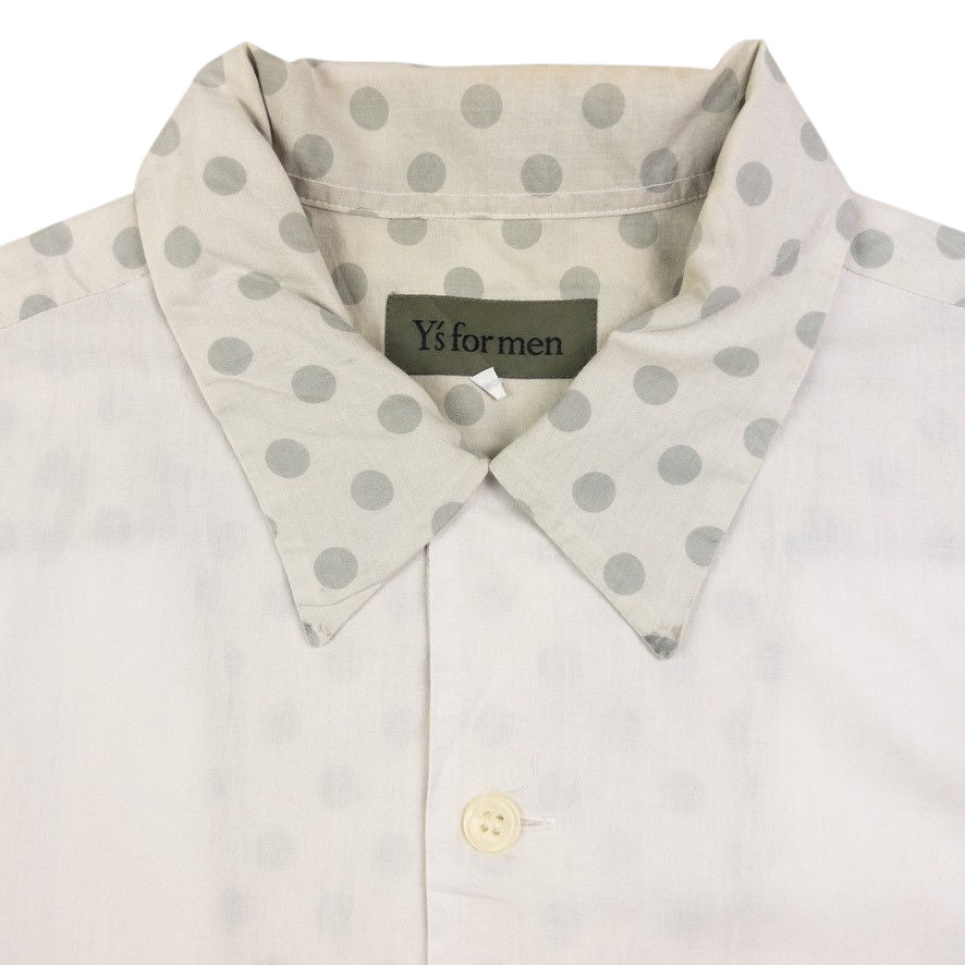Vintage Y's For Men By Yohji Yamamoto Polka Dot Button Up Shirt Size M
