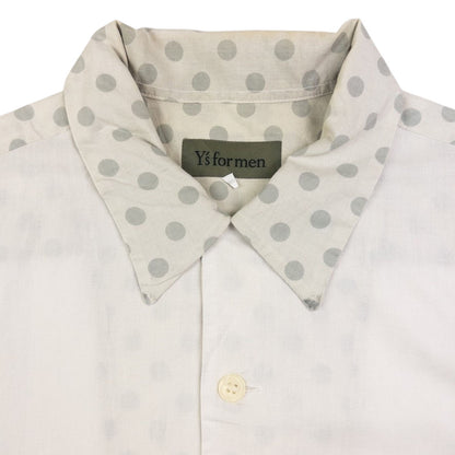 Vintage Y's For Men By Yohji Yamamoto Polka Dot Button Up Shirt Size M