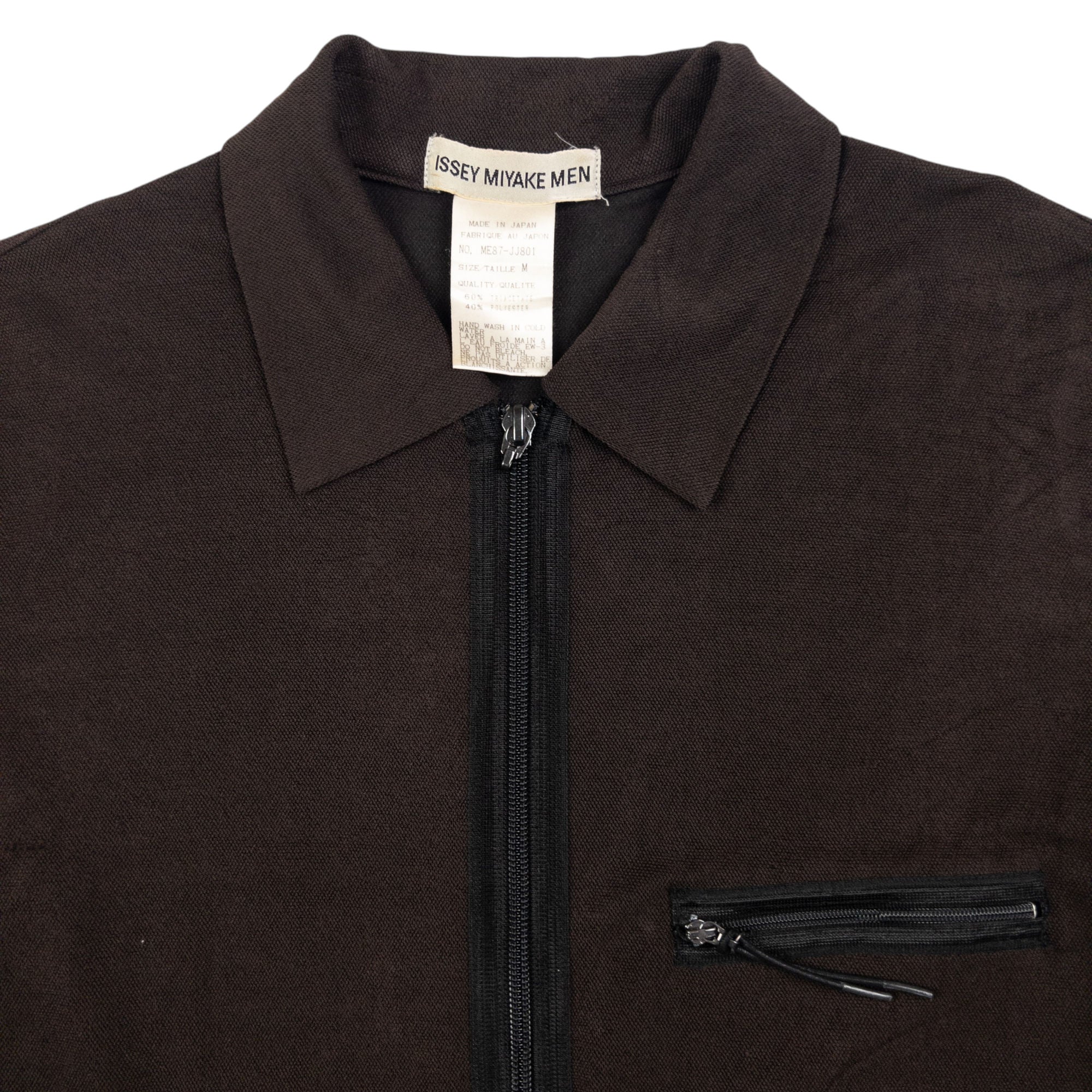 Vintage Issey Miyake MEN Lightweight Zip Up Jacket Size M