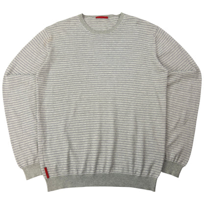 Vintage Prada Sport Striped Jumper Size M