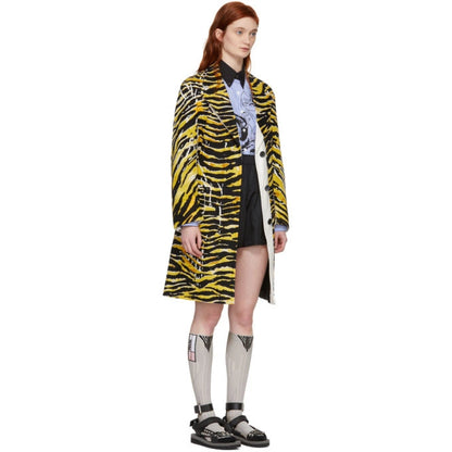 2018 Prada Tiger Stripe Pop Art Jacket Womens Size XL
