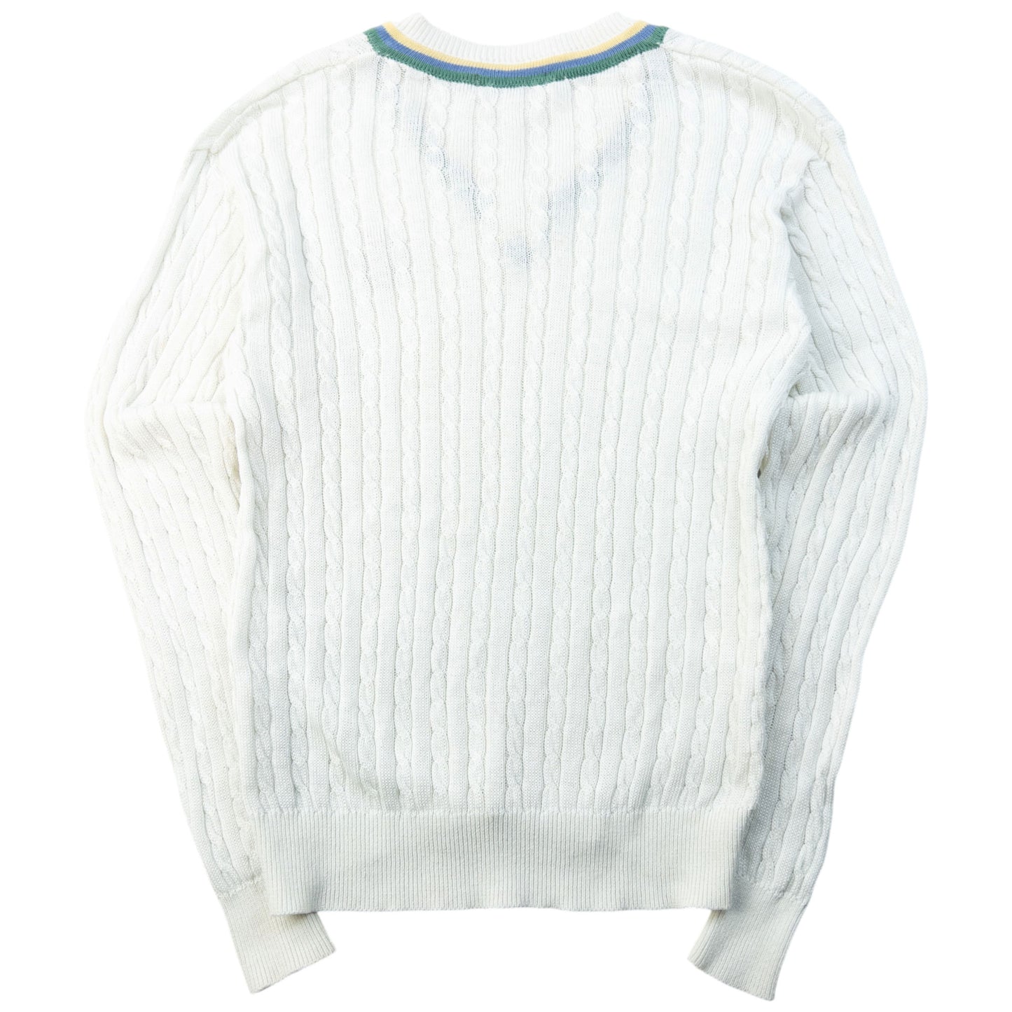 Vintage 90s Burberry Cable Knit Jumper Womens Size S