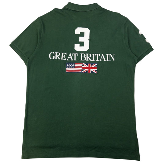 Vintage Polo Ralph Lauren Great Britain Polo Shirt Size L