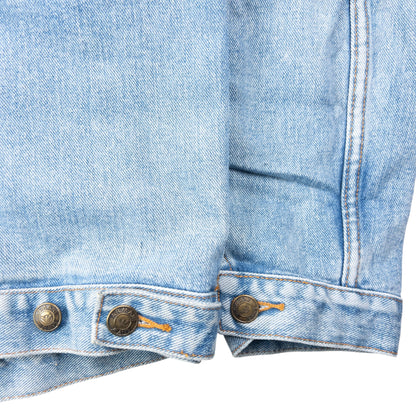Vintage 90s Armani Jeans Button Up Denim Jacket Size L