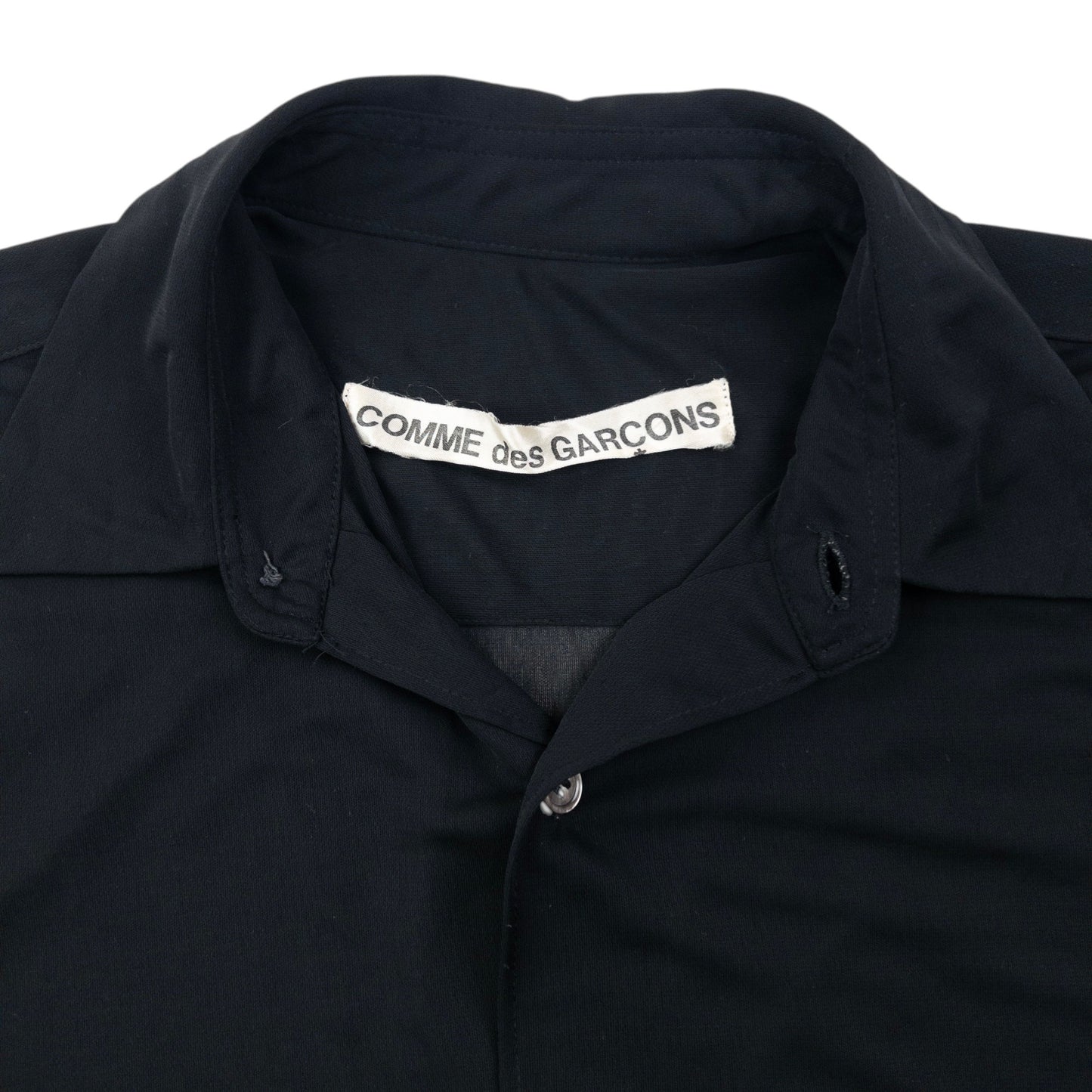Vintage 90s Comme Des Garçons Sheer Long Sleeve Button Up Shirt Size S