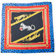 Vintage 90s Cartier Panther Print Silk Scarf