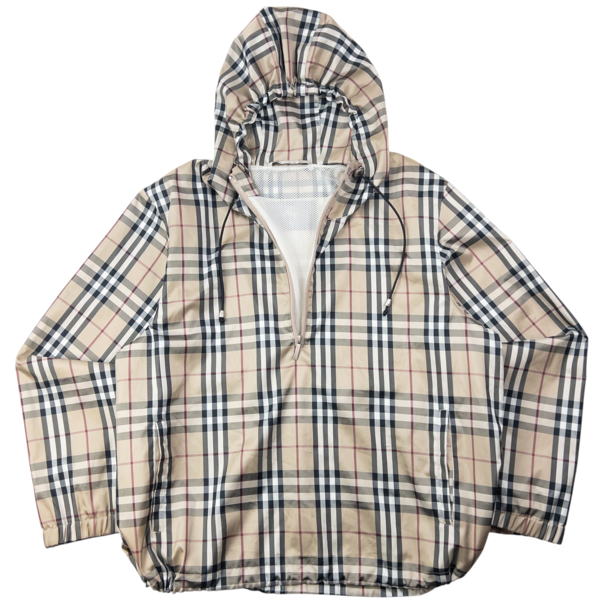 Vintage 2000s Burberry Nova Check Q Zip Jacket Size L