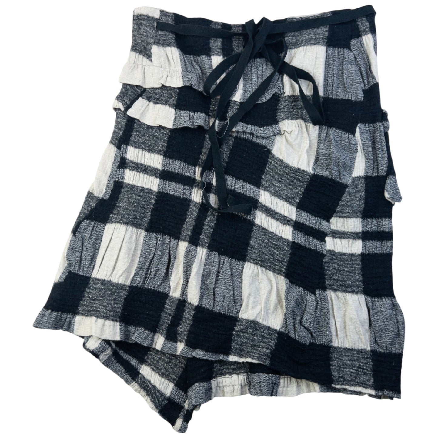 Vintage 90s Plantation By Issey Miyake Checkered Wrap Skirt Womens Size W32