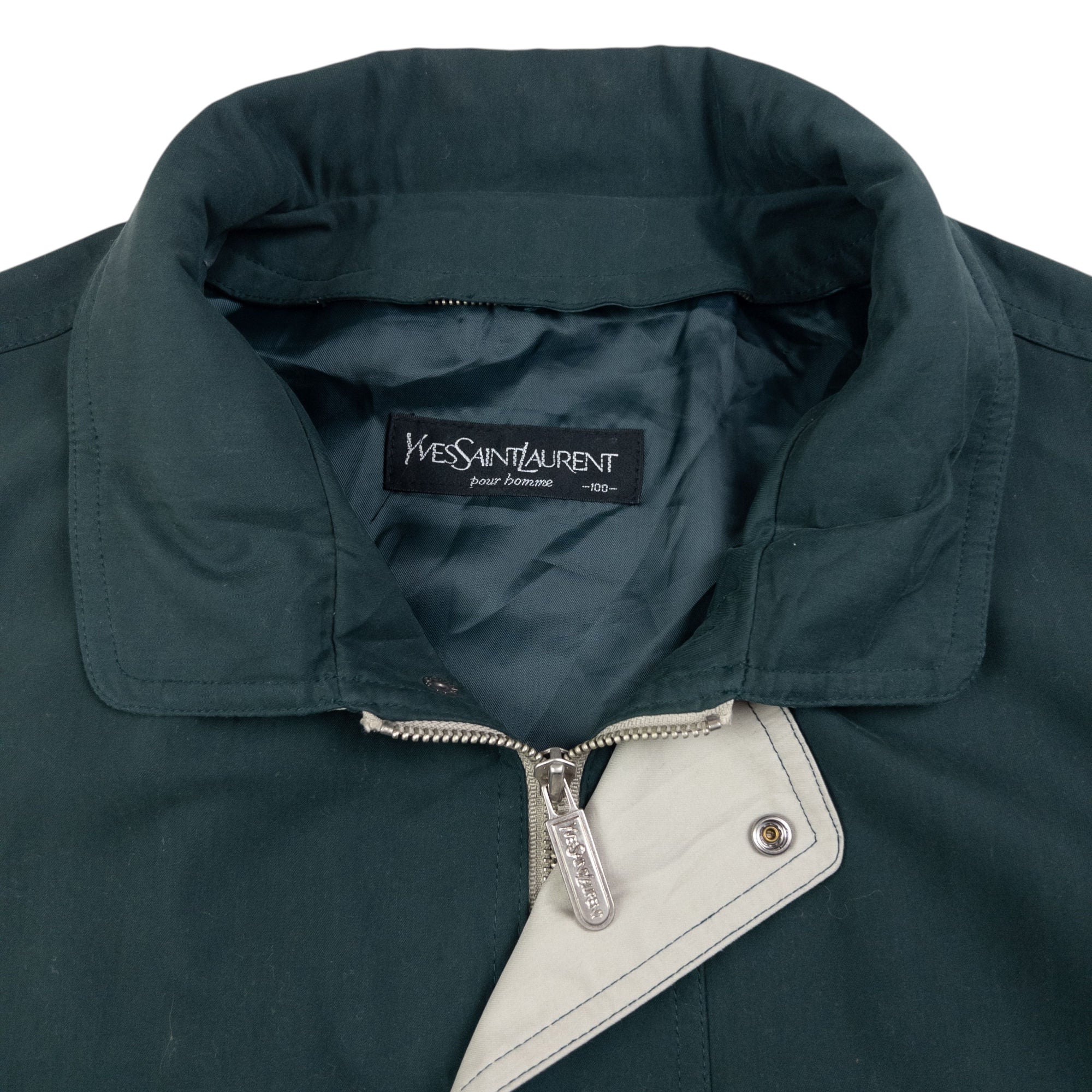 Vintage YSL Yves Saint Laurent Zip Up Jacket Size L
