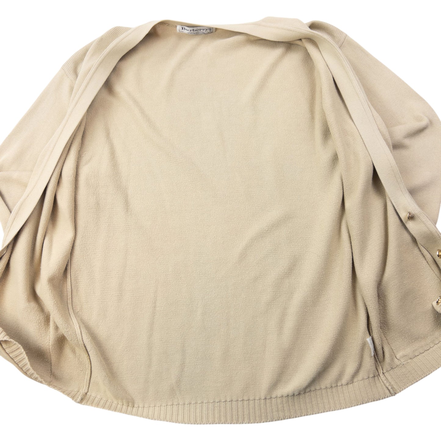 Vintage 90s Burberry Button Up Cardigan Size S