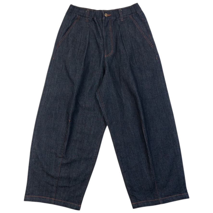 Vintage 90s Frapbois By Issey Miyake Pleated Denim Jeans Women Size L