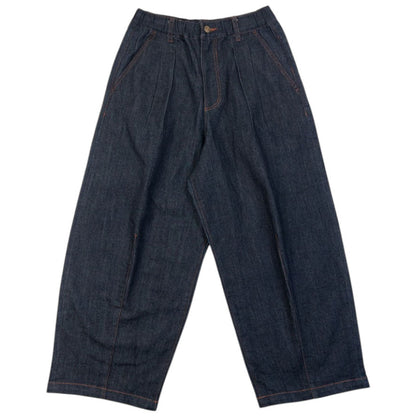 Vintage 90s Frapbois By Issey Miyake Pleated Denim Jeans Women Size L