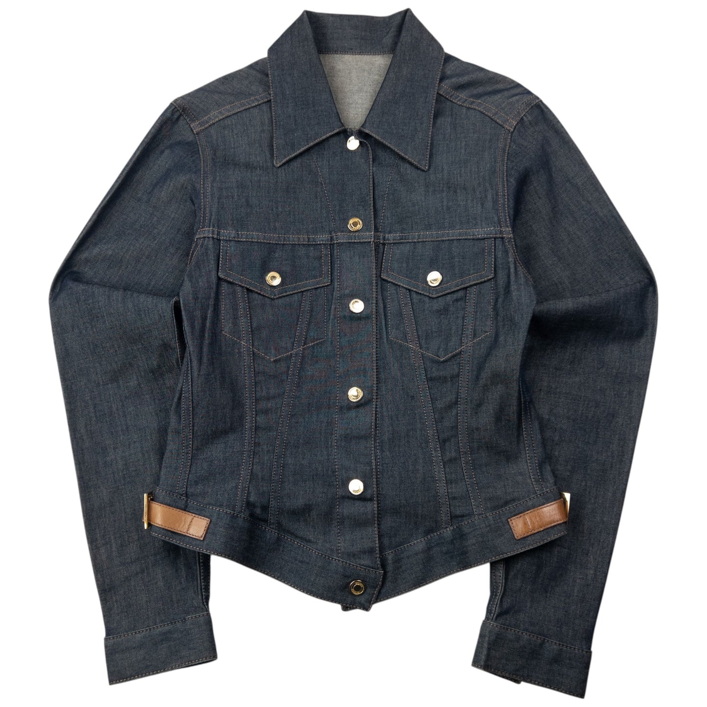 Vintage SS2000 Gucci Denim Jacket Womens Size S