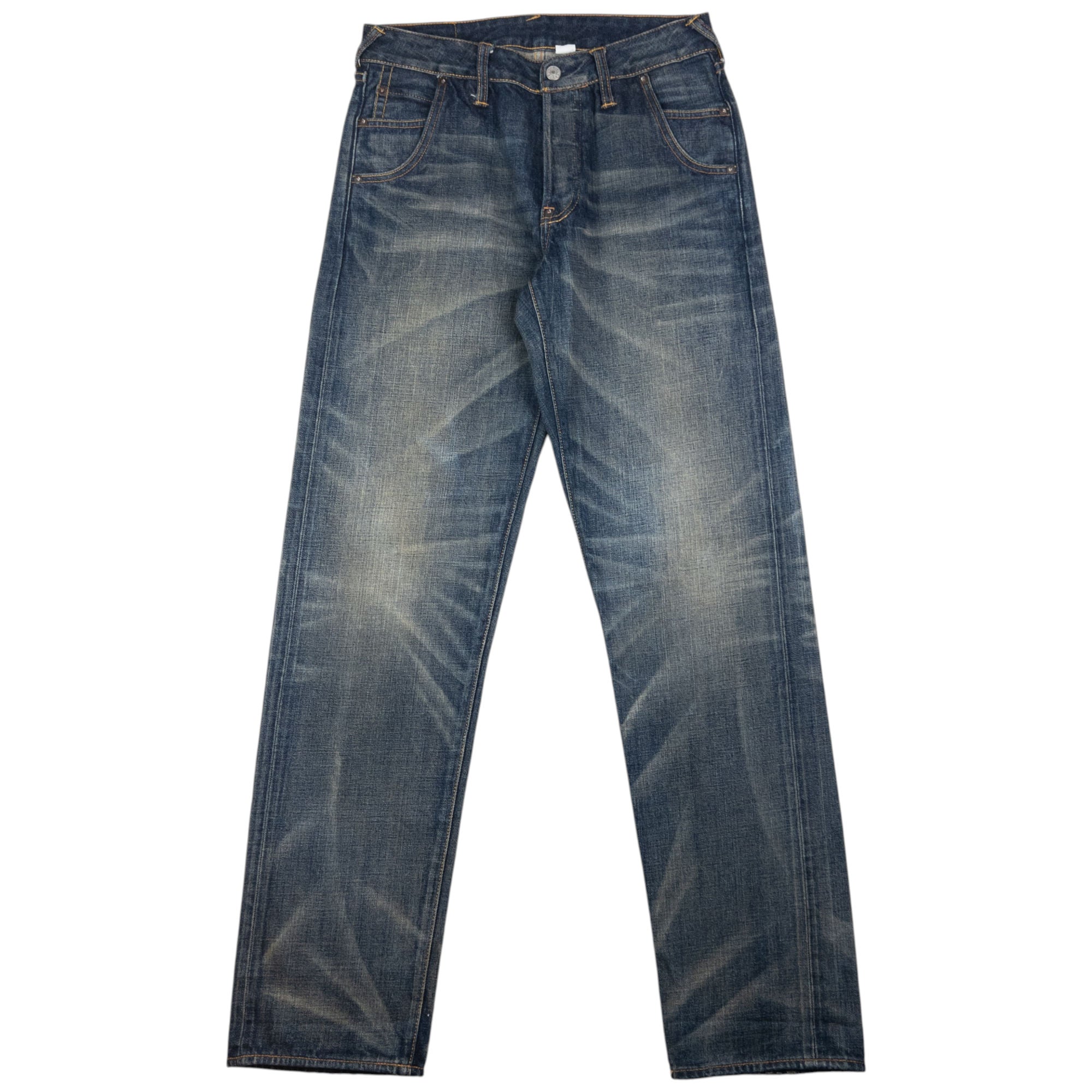 Vintage Evisu Painted Daicock Japanese Denim Jeans Size W30