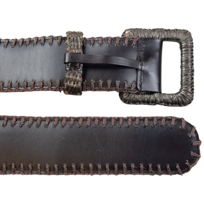Vintage 90s YSL Yves Saint Laurent Woven Belt Size L