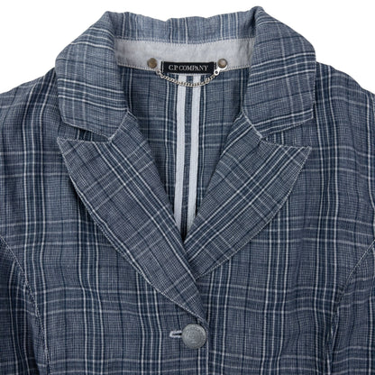 Vintage CP Company Checkered Button Up Jacket Womens Size M