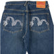 Vintage 2000s Evisu Double Dragon Gull Japanese Denim Jeans Size W29
