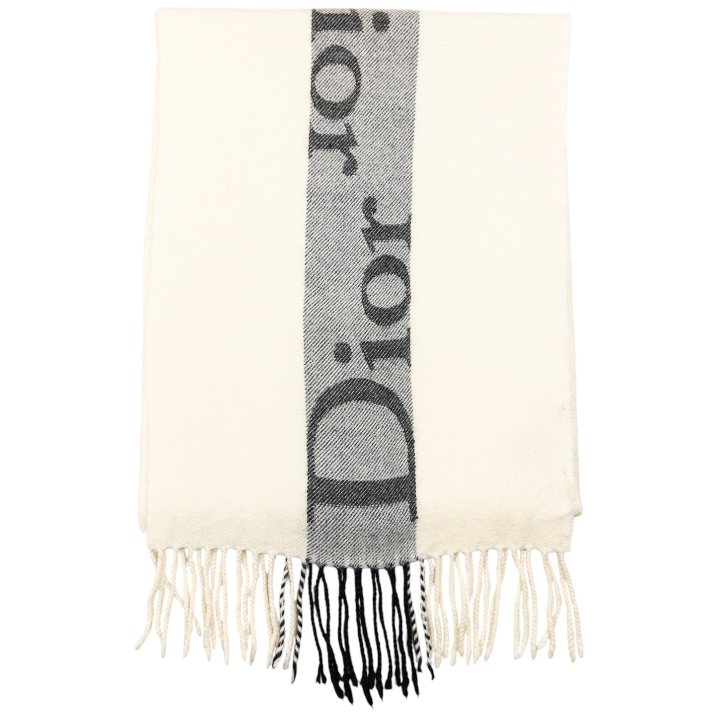 Vintage Dior Tassel Scarf