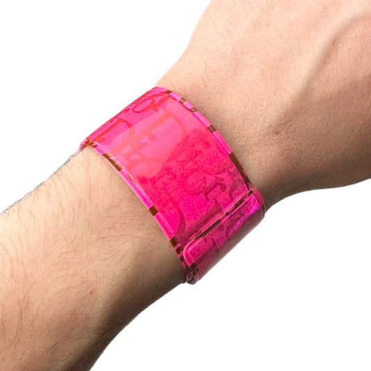 Vintage Dior Monogram Snap Bracelet