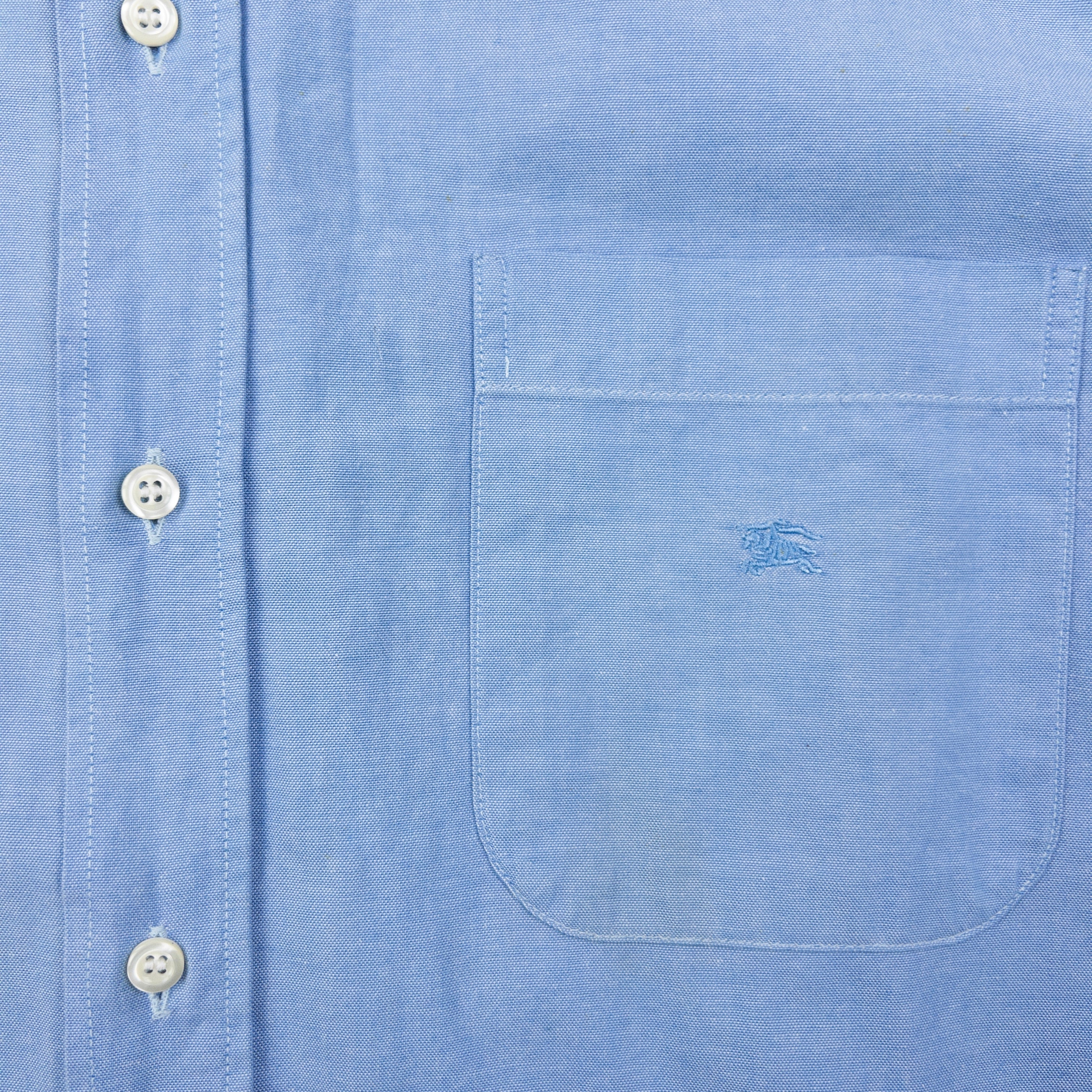 Vintage 2000s Burberry Nova Check Cuff Long Sleeve Button Up Shirt Size XL