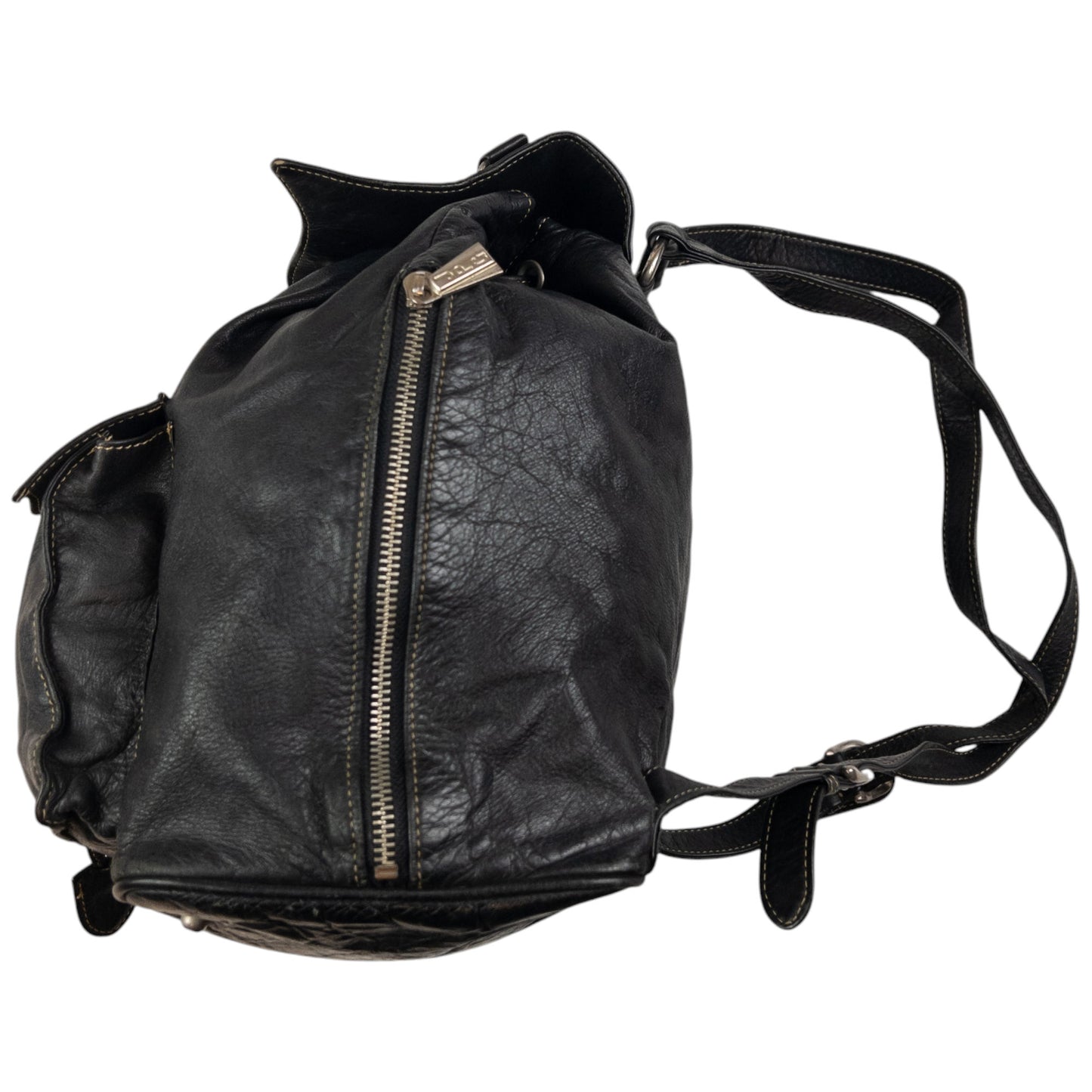 Vintage Jean Paul Gaultier Leather Bucket Backpack