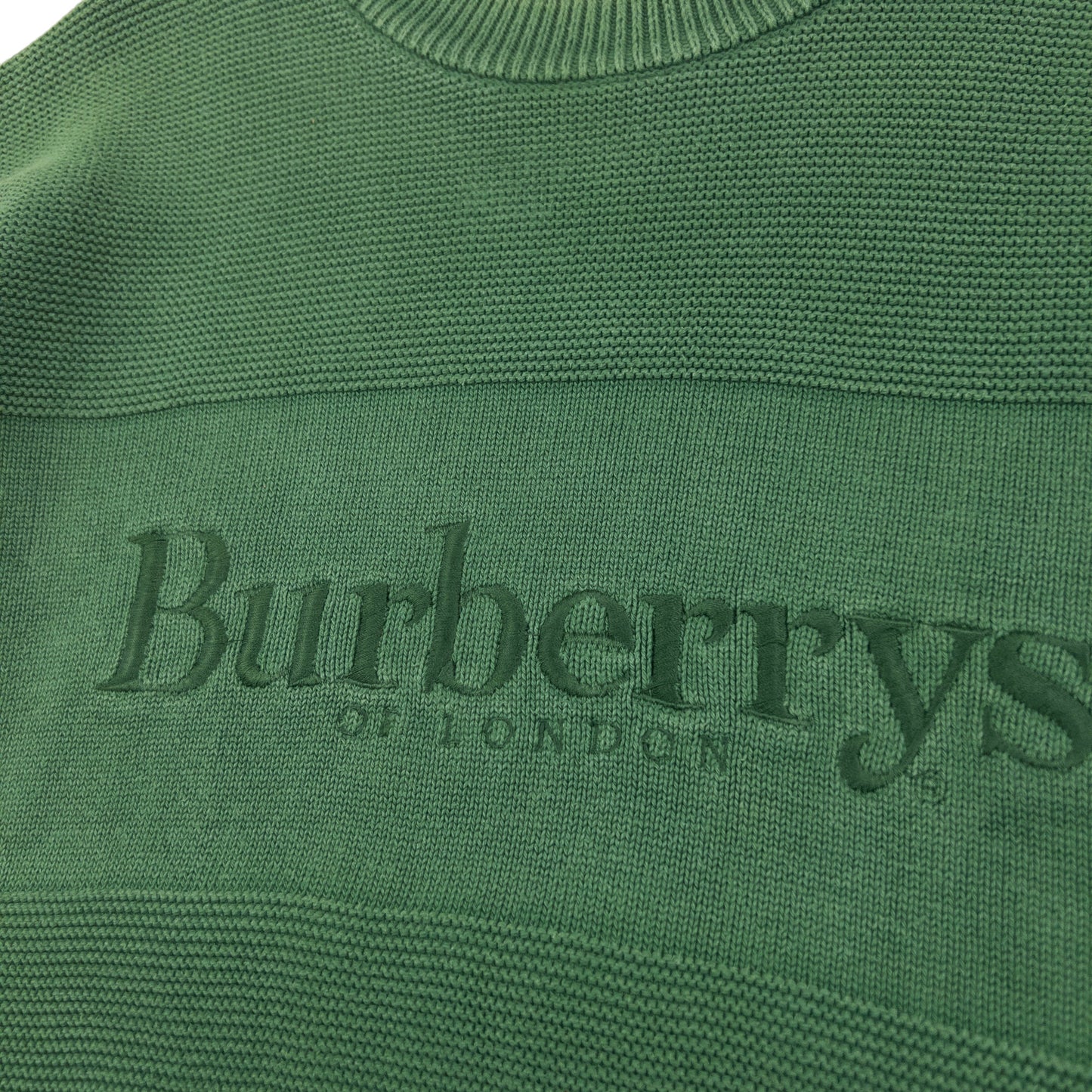 Vintage Burberry Embroidered Knit Jumper Size L