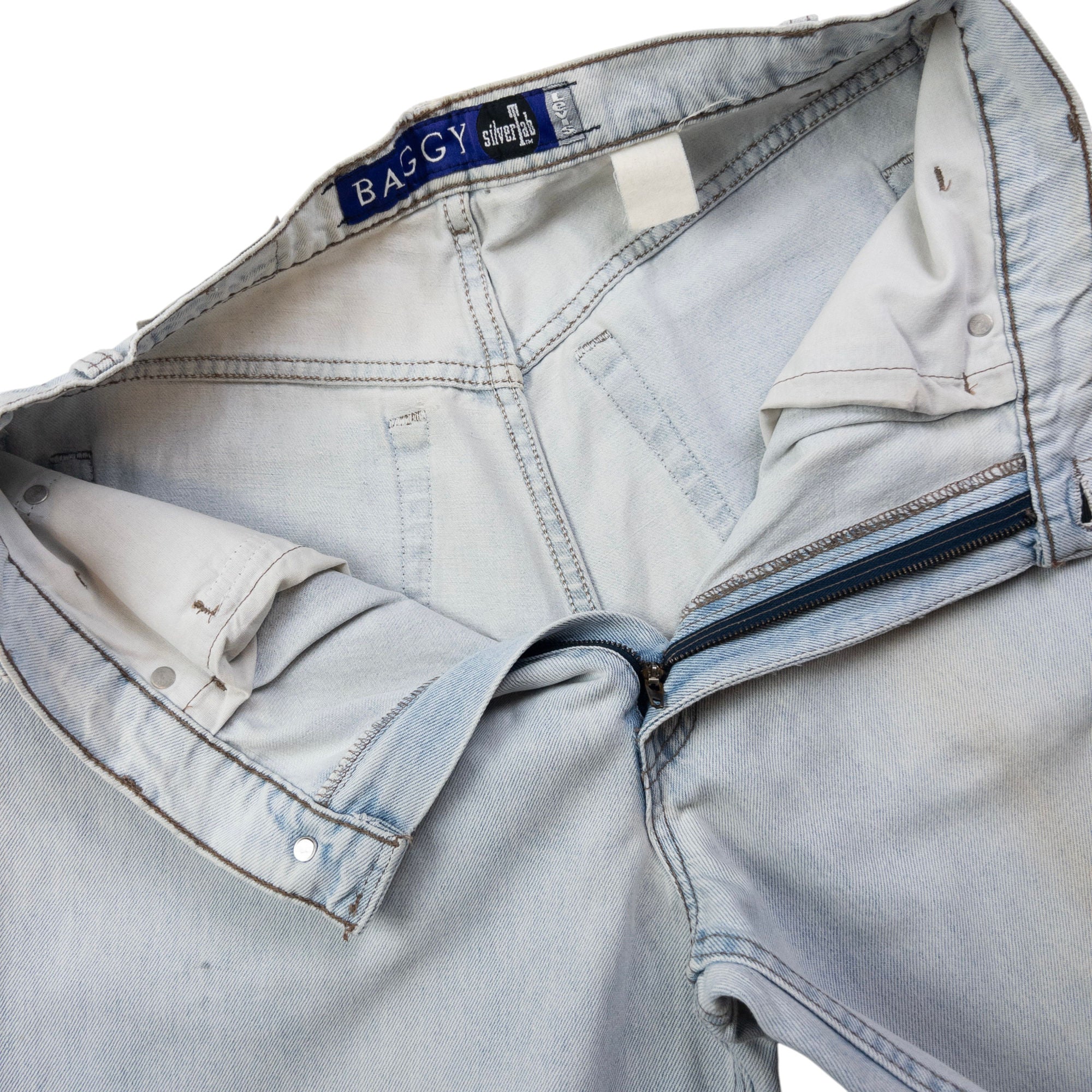 Vintage Levi's Silver Tab Baggy Denim Jeans Size W33