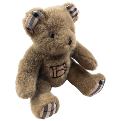 Vintage 90s Burberry Nova Check Teddy Bear