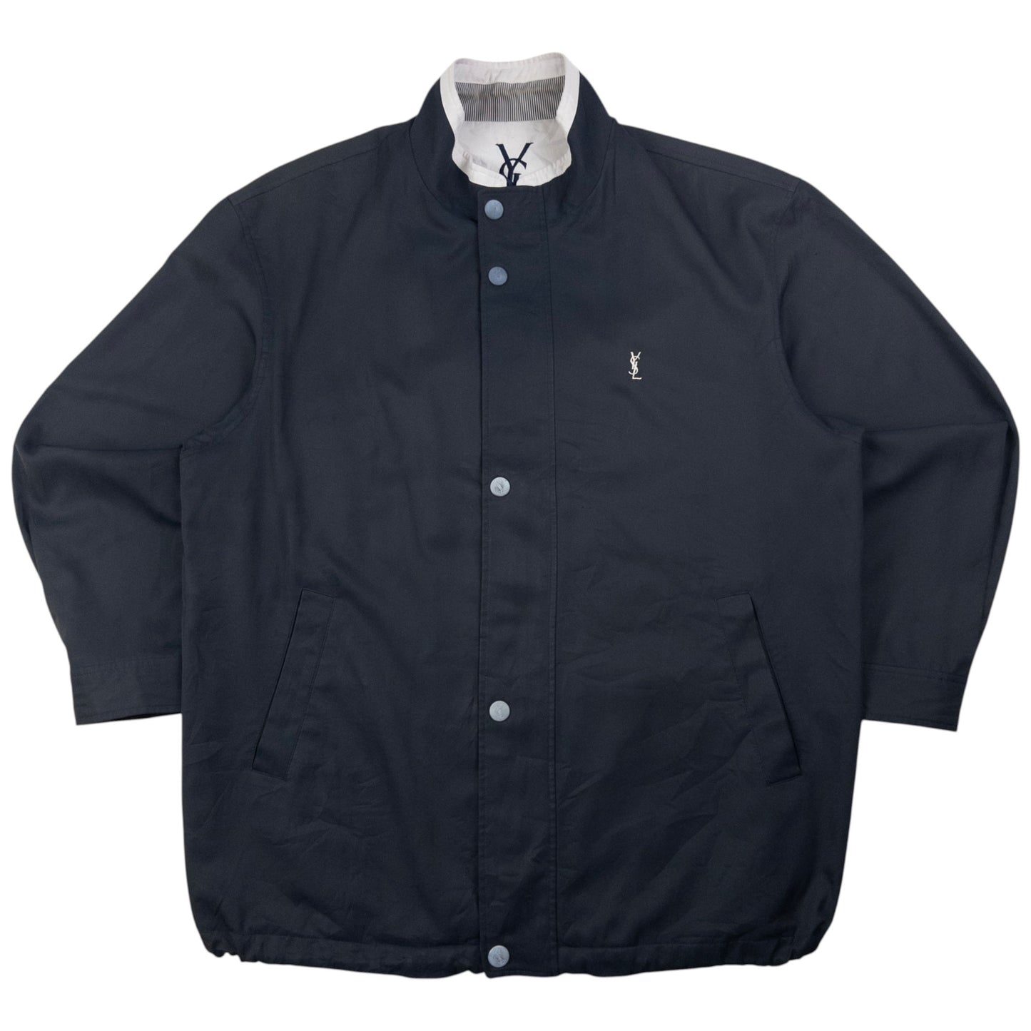 Vintage YSL Yves Saint Laurent Zip Up Jacket Size L