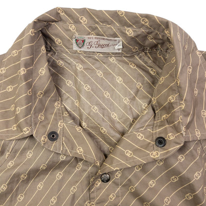 Vintage Gucci Monogram Packable Lightweight Jacket Size L