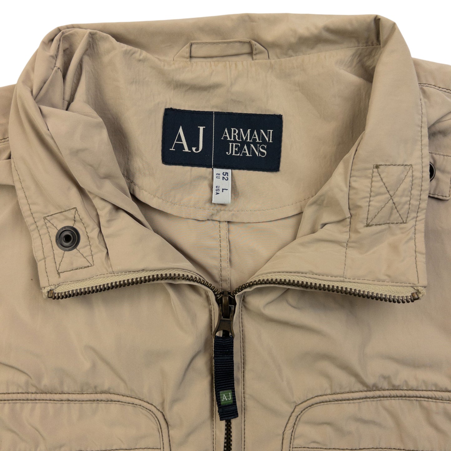 Vintage 2000s Armani Jeans Lightweight Zip Up Jacket Size S