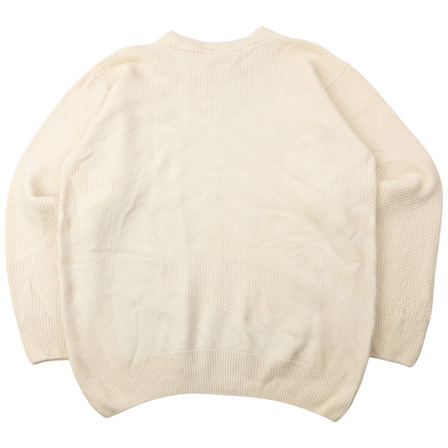 Vintage 90s Burberry Embroidered Wool Knit Jumper Womens Size S
