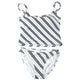 Vintage 2000s Burberry Nova Stripe Tankini Set Womens Size M
