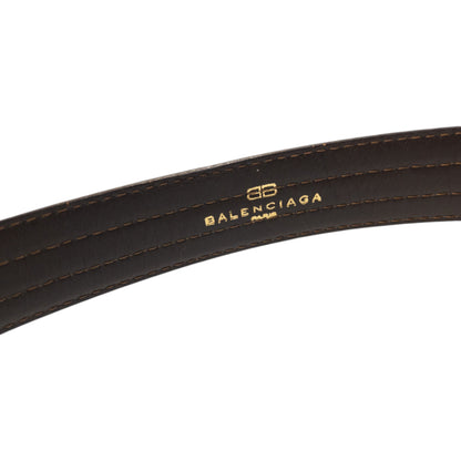 Vintage 90s Balenciaga Leather Belt Size M