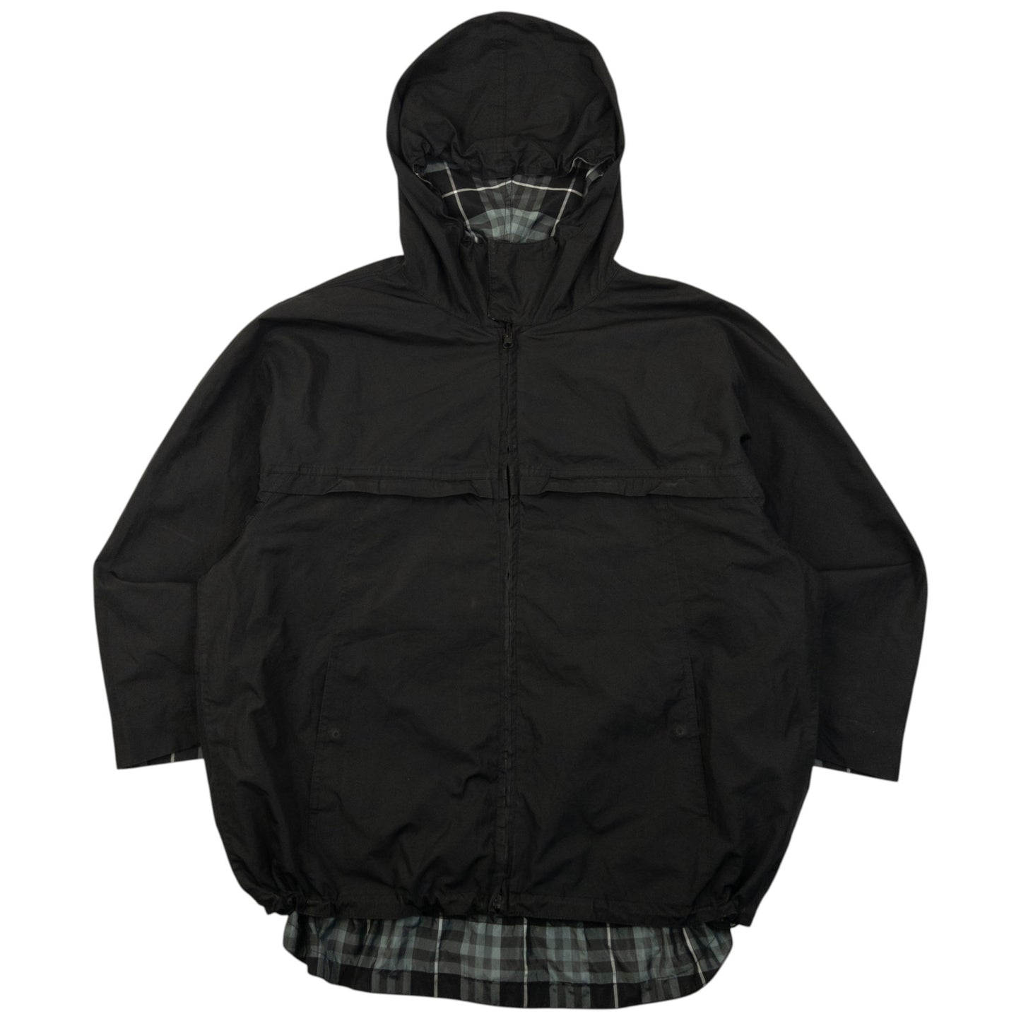 Vintage 2000s Burberry Nova Check Reversible Packable Jacket Size L
